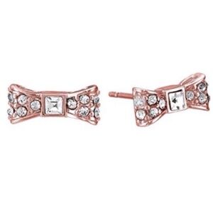 Kate Spade Rose Gold Bow Earrings